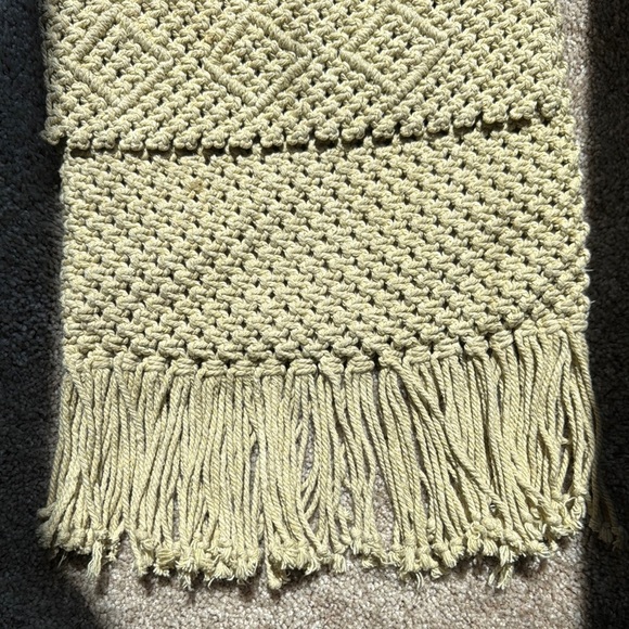 Boho Cream Crossbody Bag with Fringe Tassels Macrame. - Picture 2 of 5